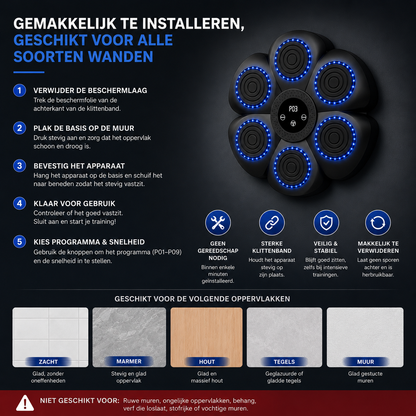 BoxPro™ Family Strike Pro-boksmachine voor het hele gezin