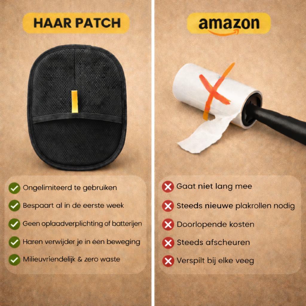 Haarverwijderingshandschoen, herbruikbaar en ecologisch