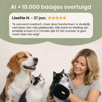 Haarverwijderingshandschoen, herbruikbaar en ecologisch