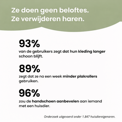 Haarverwijderingshandschoen, herbruikbaar en ecologisch