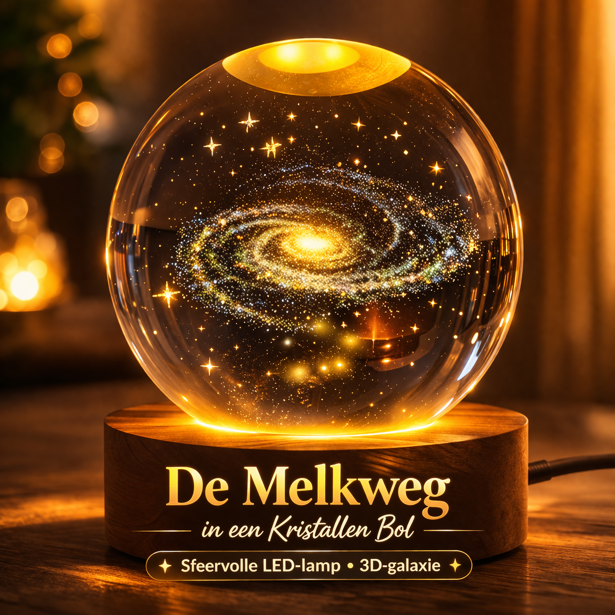 Kosmische verlichting voor een magische sfeer
