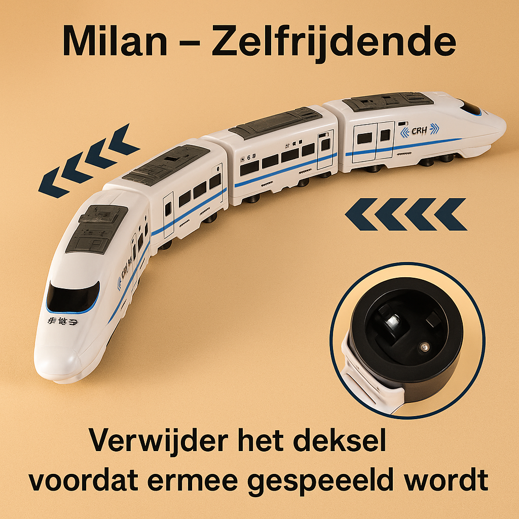Milan – Zelfrijdende Speelgoed SpeedTrain