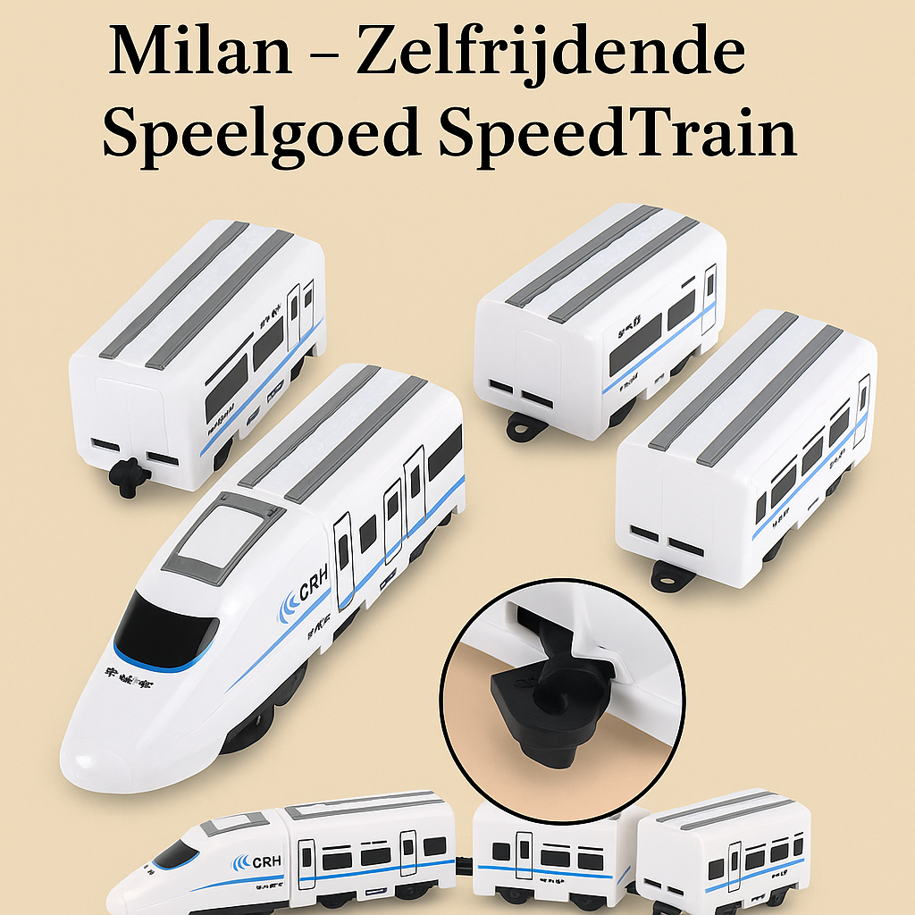 Milan – Zelfrijdende Speelgoed SpeedTrain