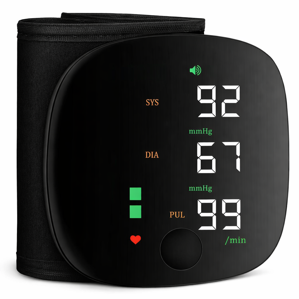 Mellando - Compacte  Polsbloeddrukmeter, Spraakfunctie, USB-C