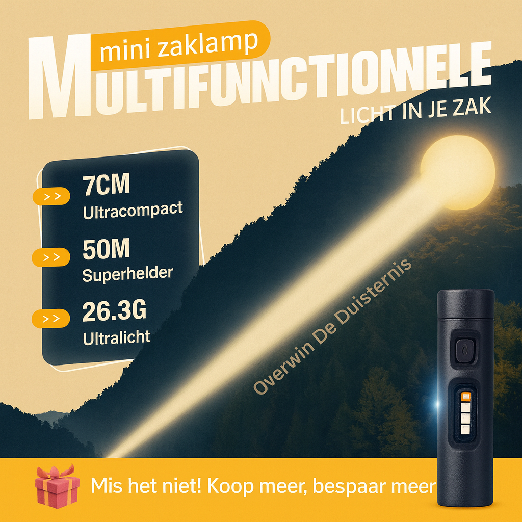 NovaLite Multifunctionele Pocketlamp