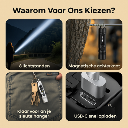 NovaLite Multifunctionele Pocketlamp