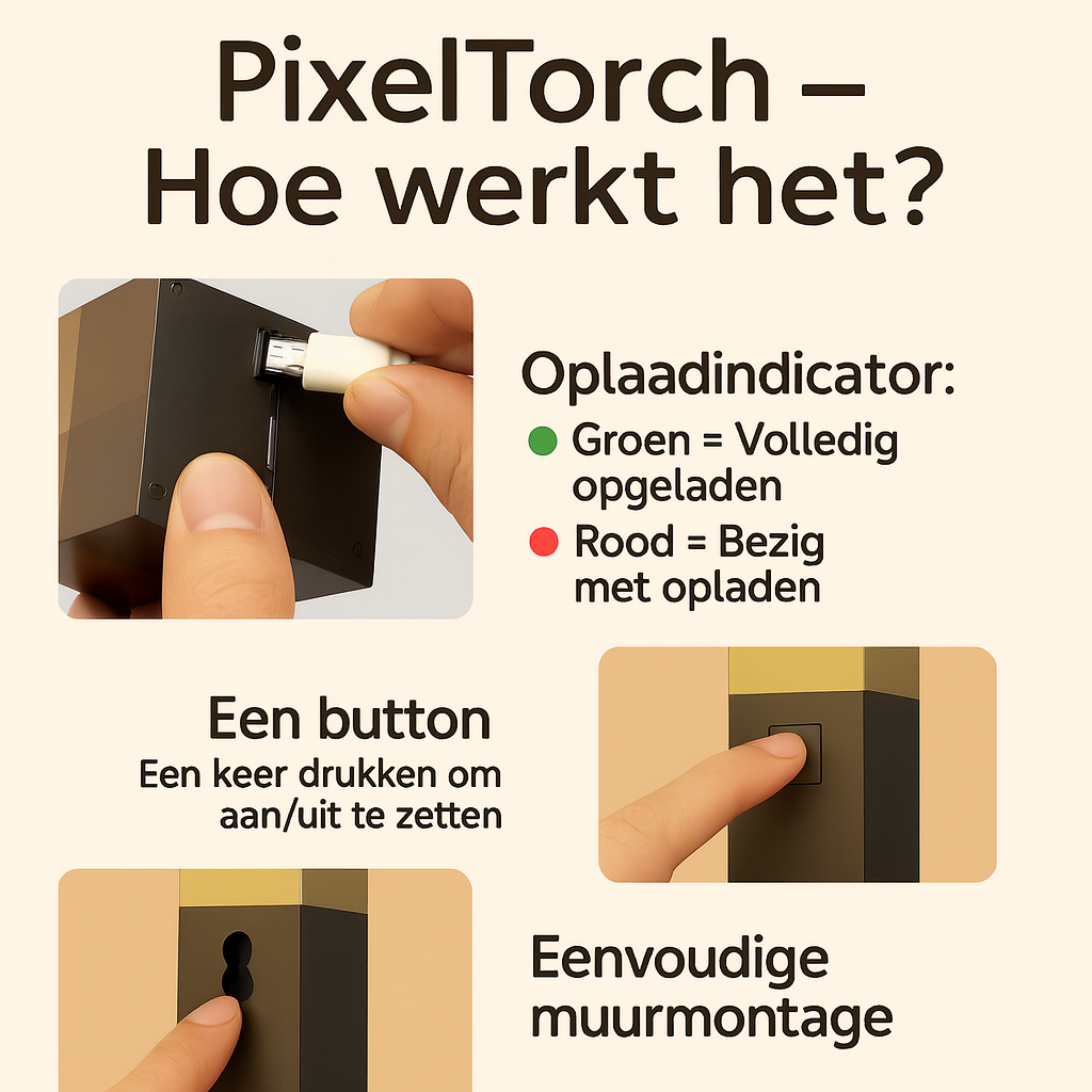 PixelTorch Avonturen Fakkel