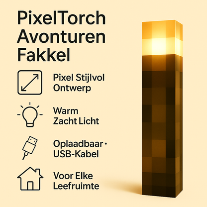 PixelTorch Avonturen Fakkel