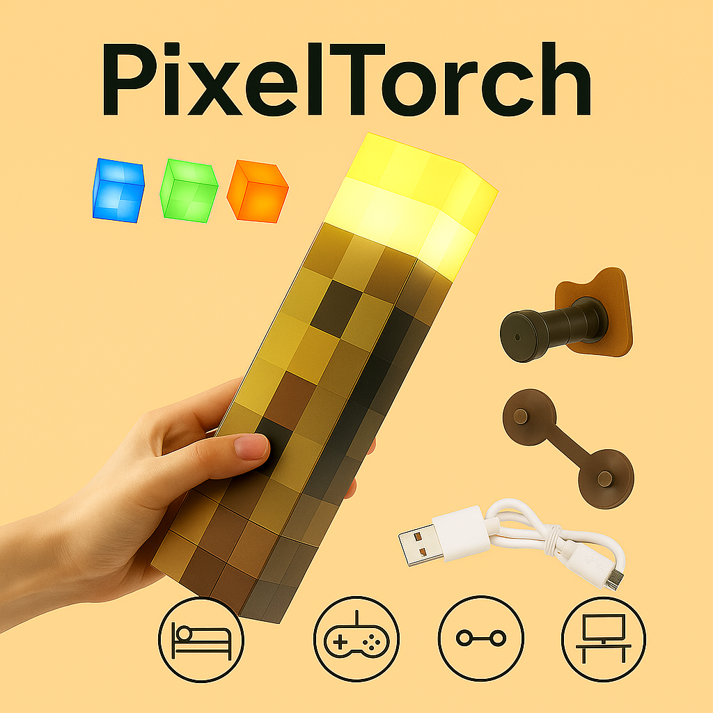 PixelTorch Avonturen Fakkel