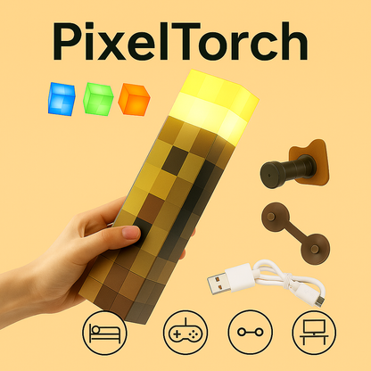 PixelTorch Avonturen Fakkel