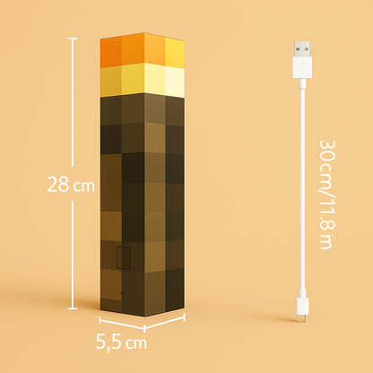 PixelTorch Avonturen Fakkel