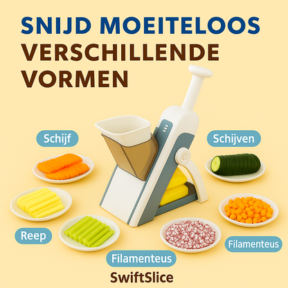 SwiftSlice™ – De slimme, veilige en snelle manier om groenten te snijden