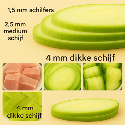 SwiftSlice™ – De slimme, veilige en snelle manier om groenten te snijden