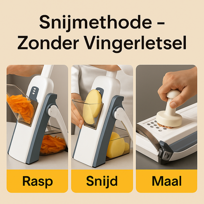 SwiftSlice™ – De slimme, veilige en snelle manier om groenten te snijden