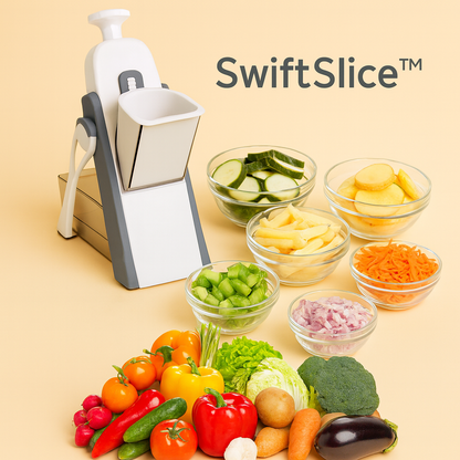 SwiftSlice™ – De slimme, veilige en snelle manier om groenten te snijden