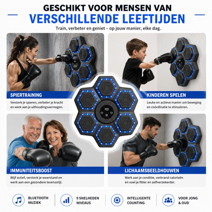 BoxPro™ Family Strike Pro-boksmachine voor het hele gezin