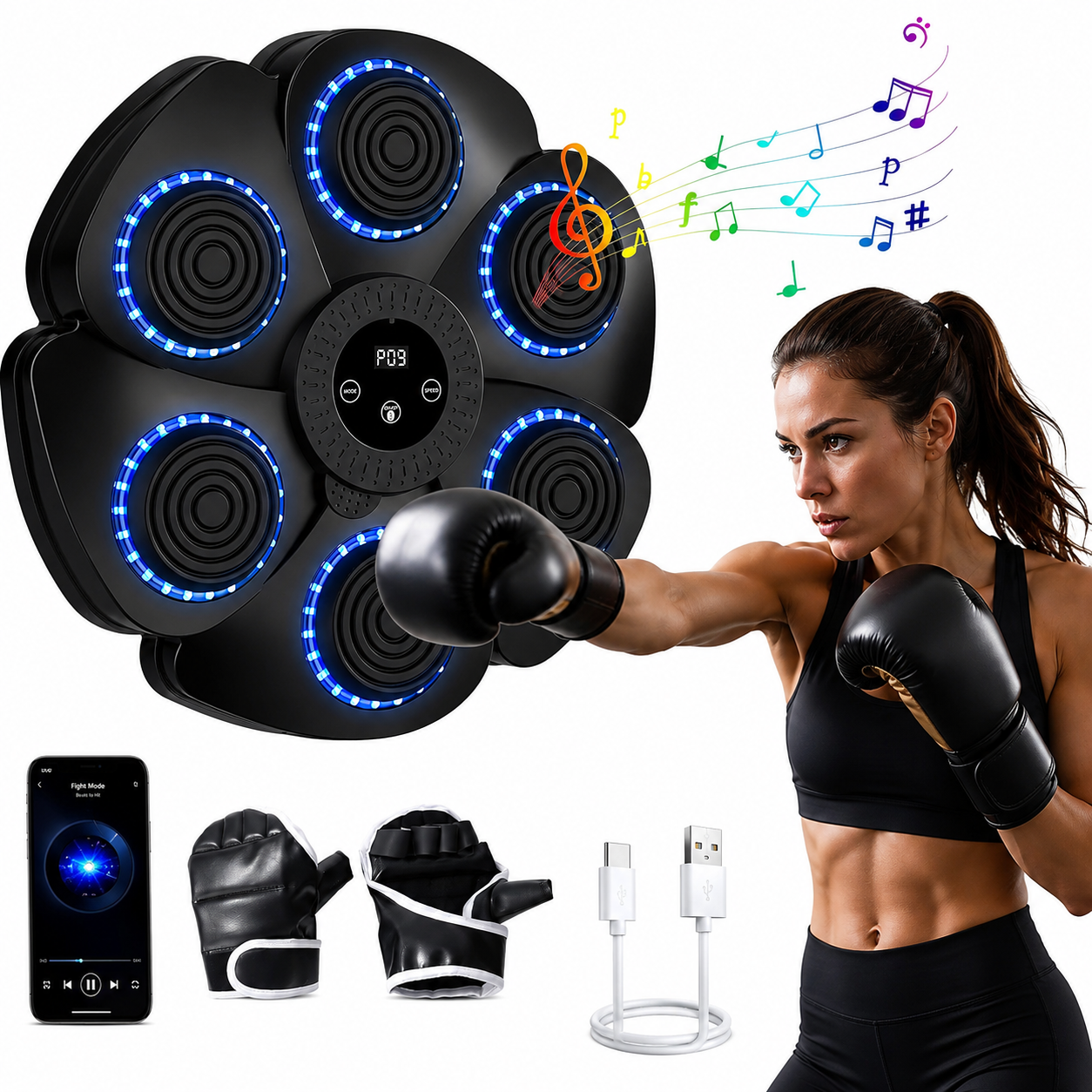 BoxPro™ Family Strike Pro-boksmachine voor het hele gezin