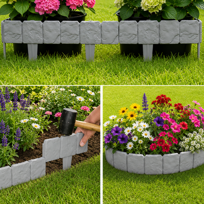 Gazonrand StoneEdge™ – Natuurlijk en duurzaam voor de tuin