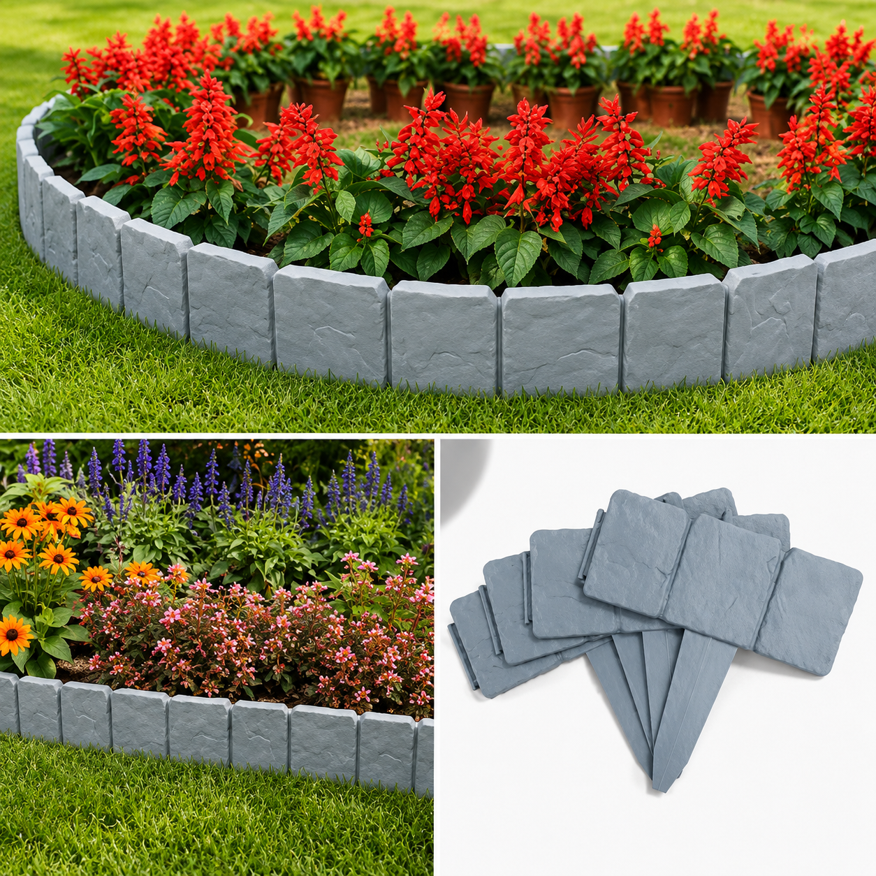 Gazonrand StoneEdge™ – Natuurlijk en duurzaam voor de tuin