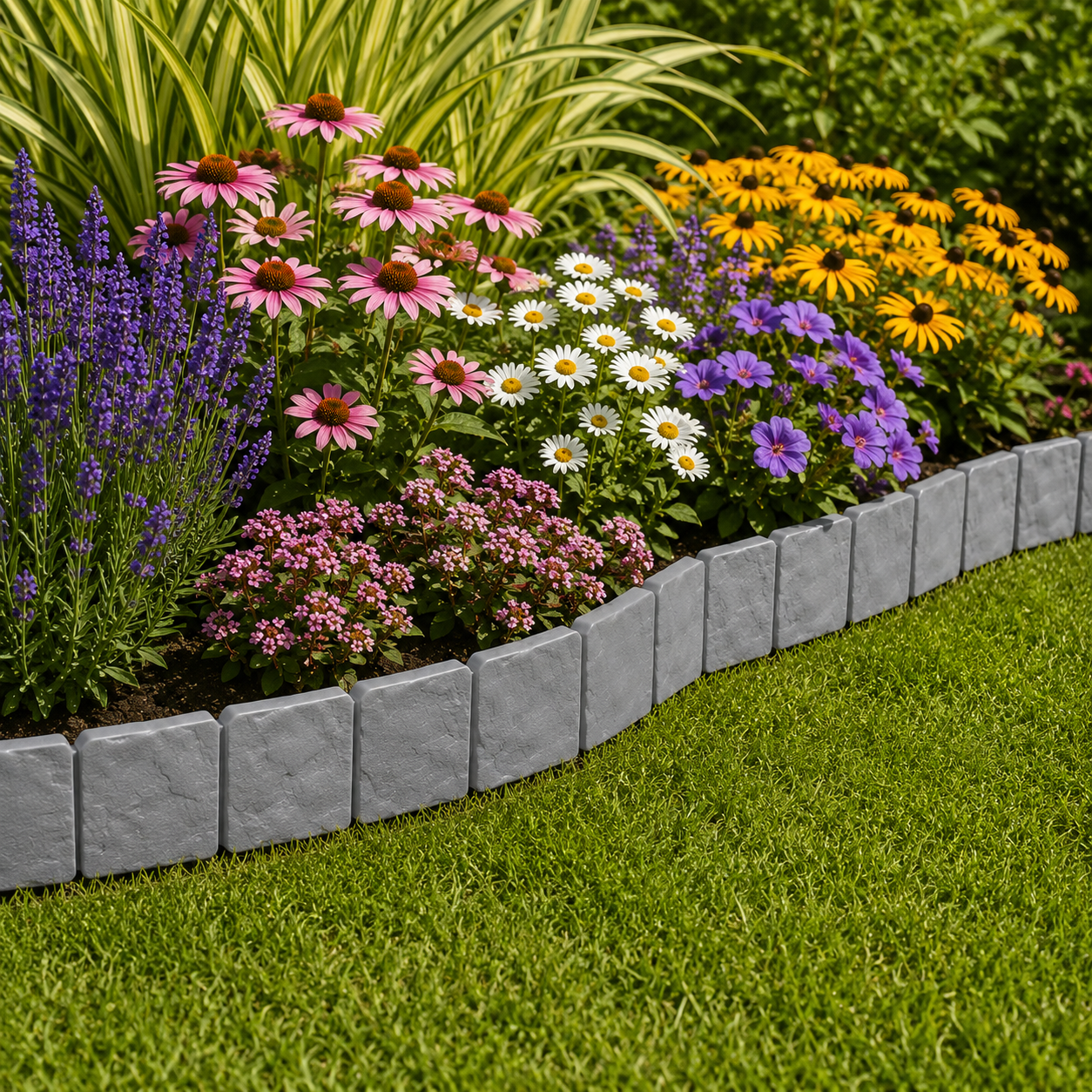 Gazonrand StoneEdge™ – Natuurlijk en duurzaam voor de tuin