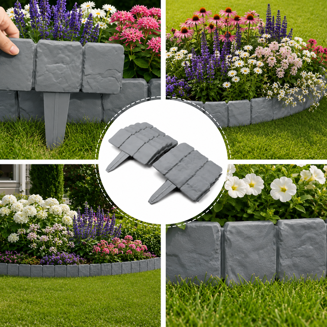 Gazonrand StoneEdge™ – Natuurlijk en duurzaam voor de tuin