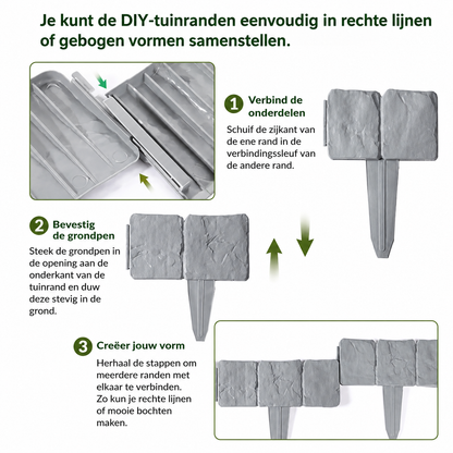 Gazonrand StoneEdge™ – Natuurlijk en duurzaam voor de tuin